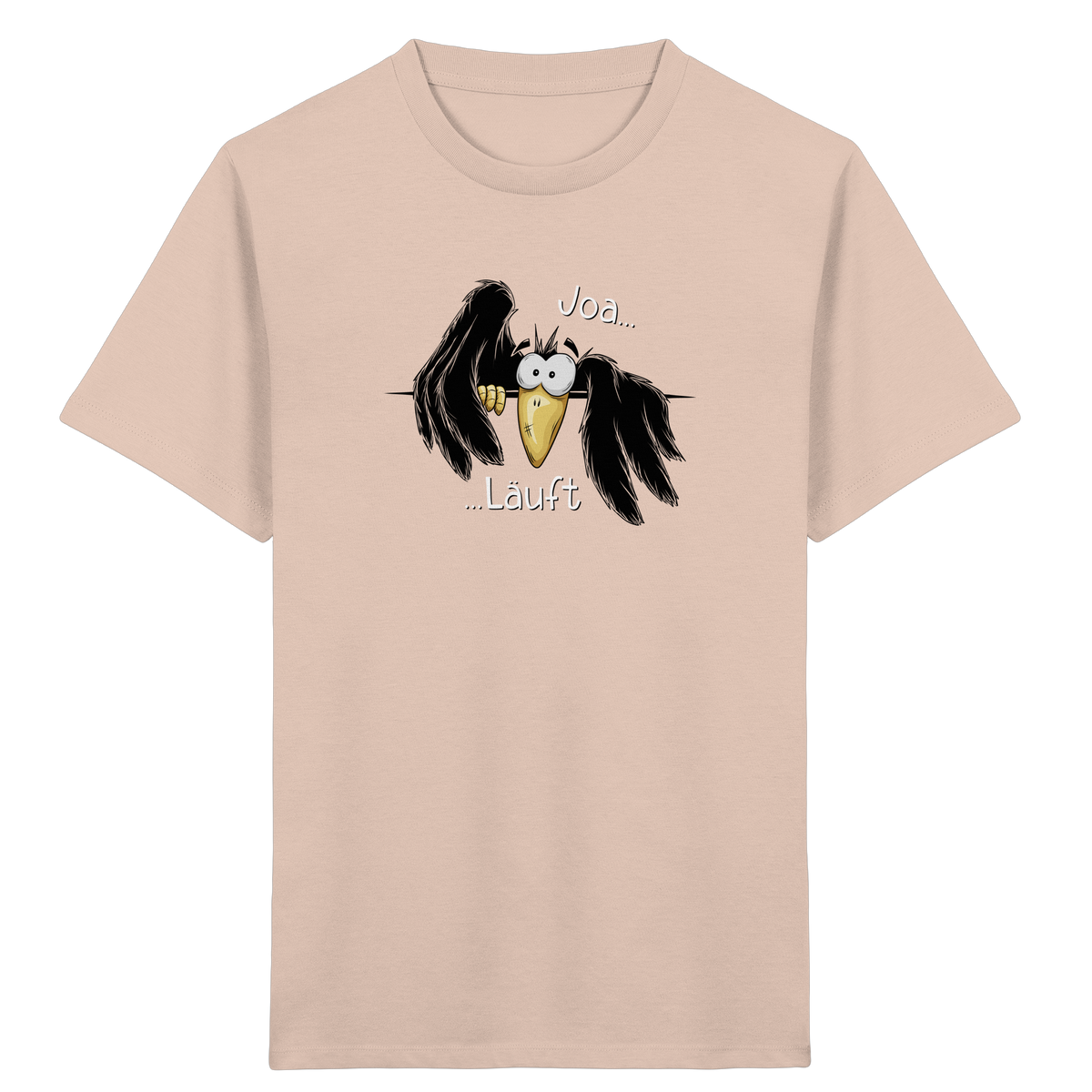 Joa Läuft Krähe gechillter Rabe - Kids Organic Shirt
