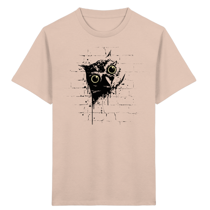 Lässige Street Art Eule - Kids Organic Shirt