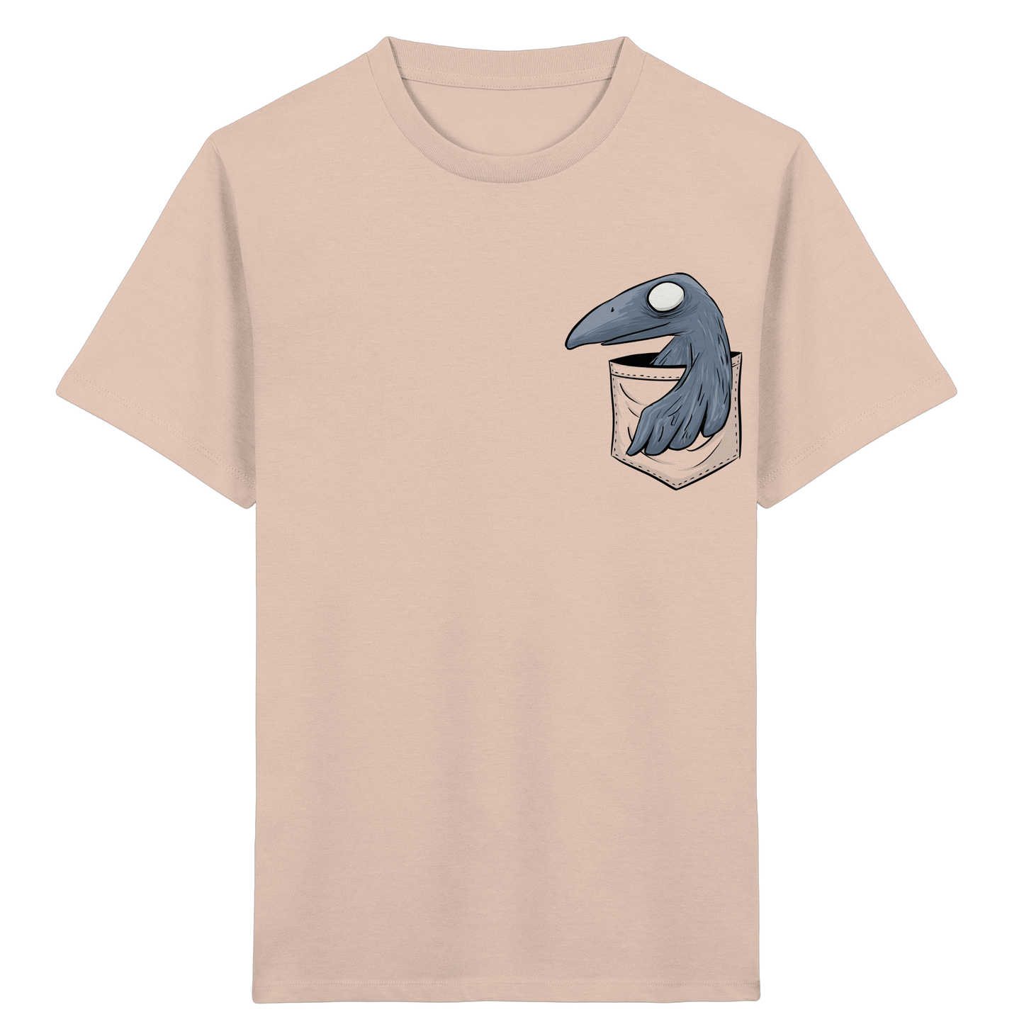 Grufti Rabe Krähe in der Tasche - Kids Organic Shirt