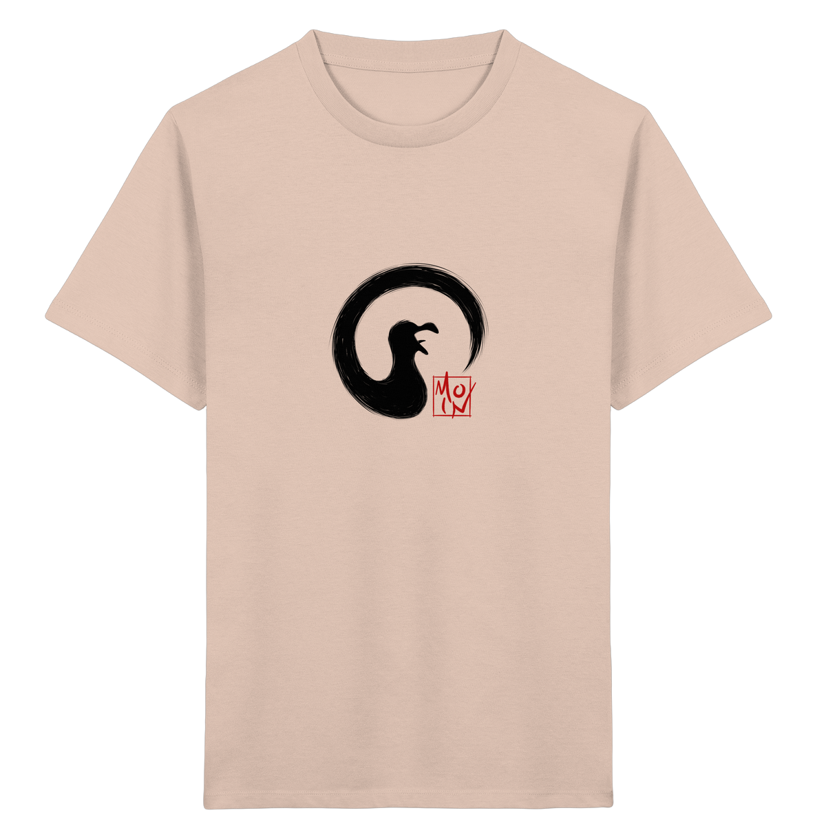 Moin kreischende japanische Enso Möwe - Kids Organic Shirt