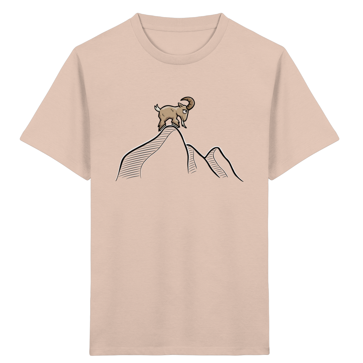 Ziegenbock in den Bergen - Kids Organic Shirt