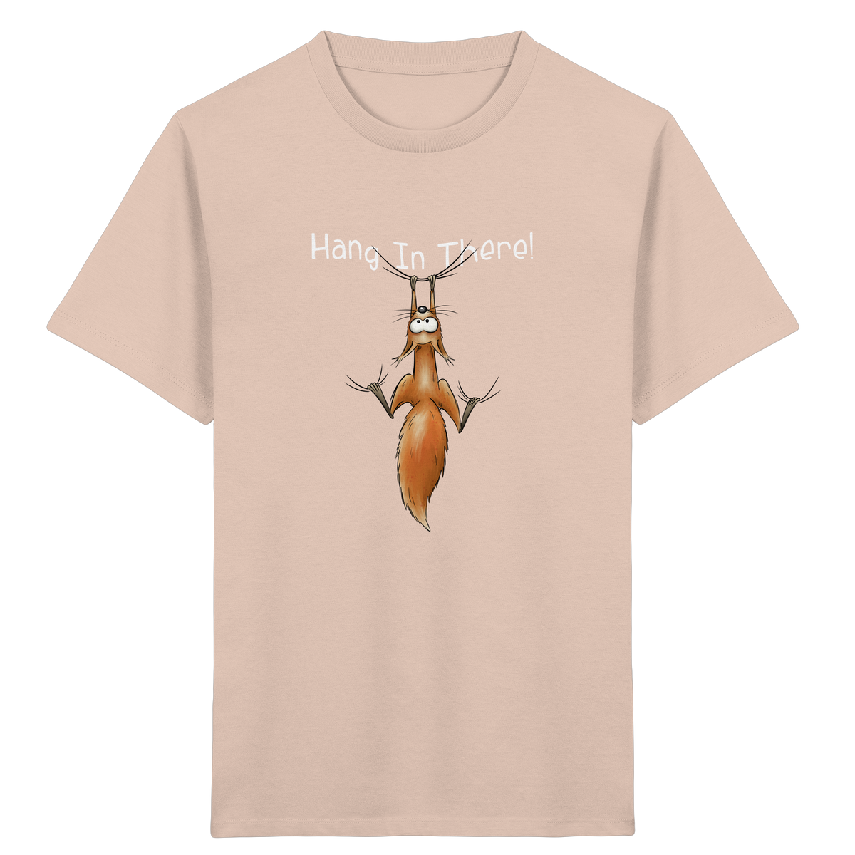Hang In There | Lässiges Eichhörnchen - Kids Organic Shirt