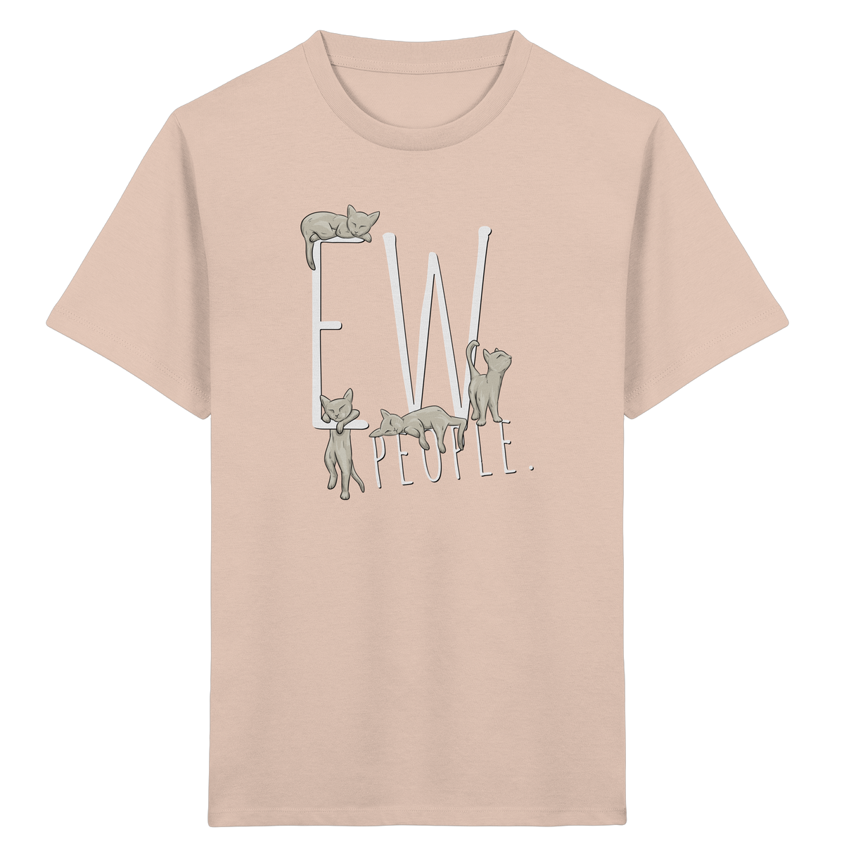 Ew, People. Sarkastische Katzen - Kids Organic Shirt