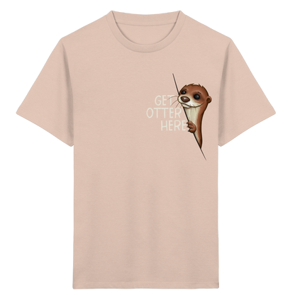 Get Otter Here | Lustiger Otter Kalauer - Kids Organic Shirt