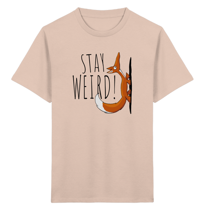 Stay Weird! Schräger Fuchs - Kids Organic Shirt