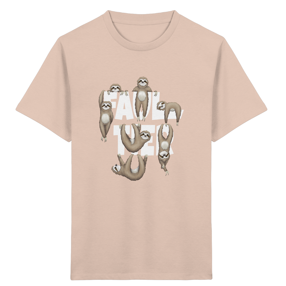Viele gechillte Faultiere - Kids Organic Shirt