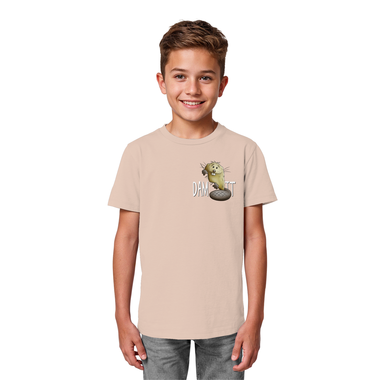 Dam It Verdammt Lustiger Biber - Kids Organic Shirt