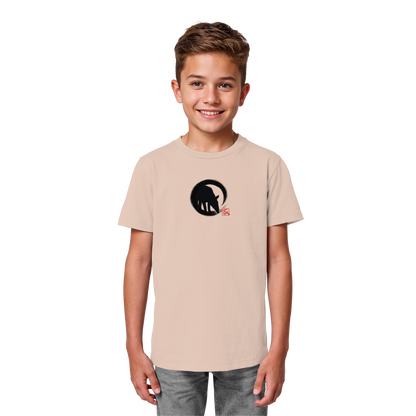 Zen Tapir im japanischen Enso Kreis - Kids Organic Shirt