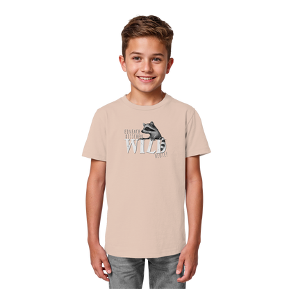 Bisschen wild heute! Waschbär - Kids Organic Shirt