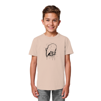 Urban Street Art Tapir Silhouette - Kids Organic Shirt