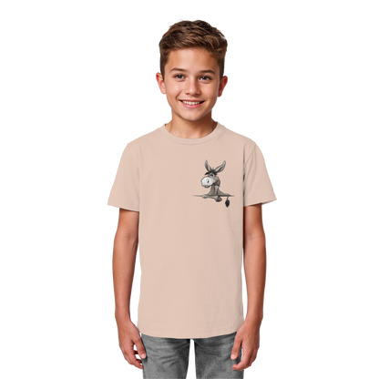 Lustiger lässiger Esel - Kids Organic Shirt