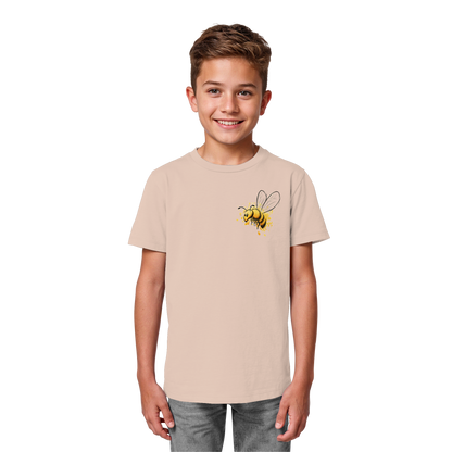 Lässige kleine Honig-Biene - Kids Organic Shirt