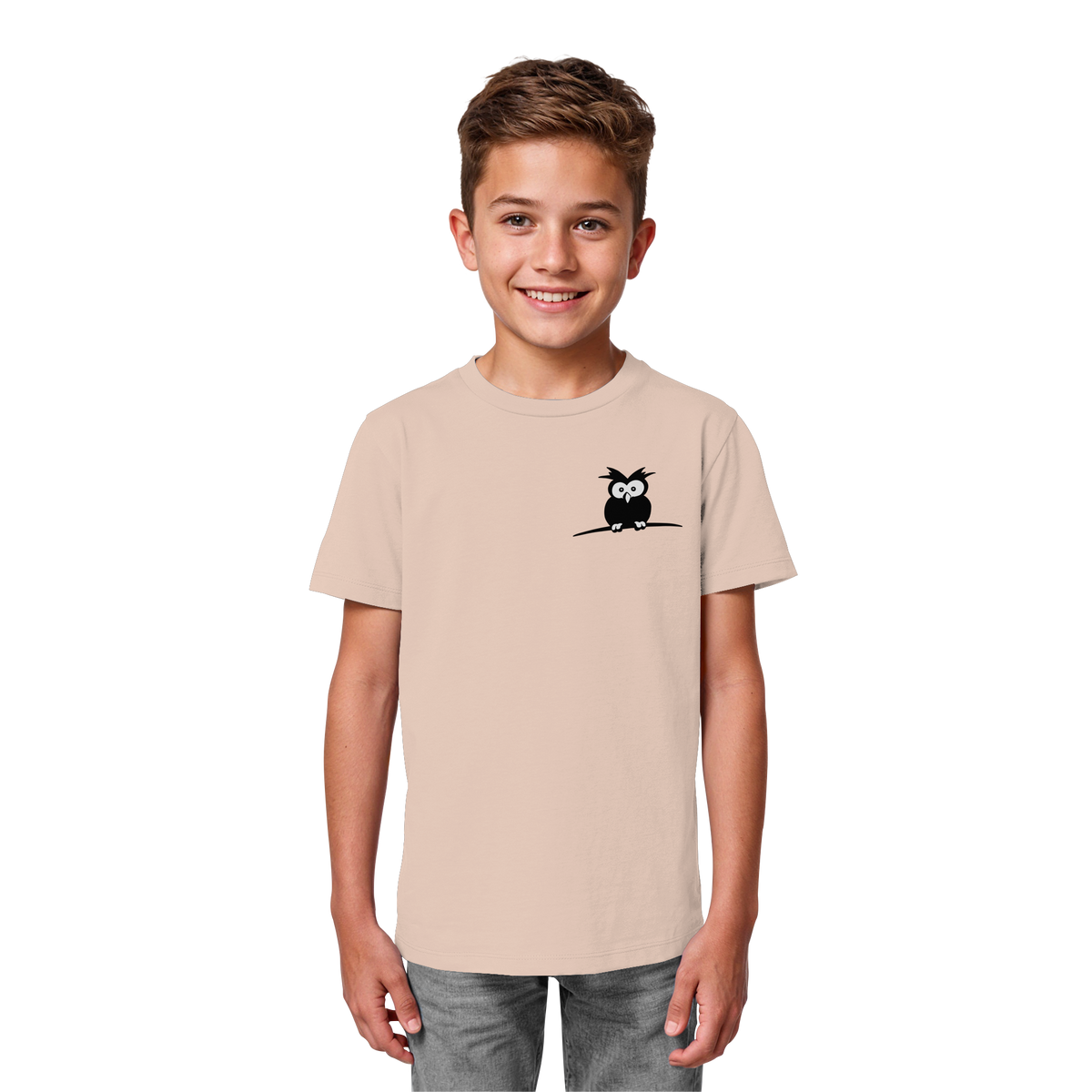 Kleine struppige Eule - Kids Organic Shirt