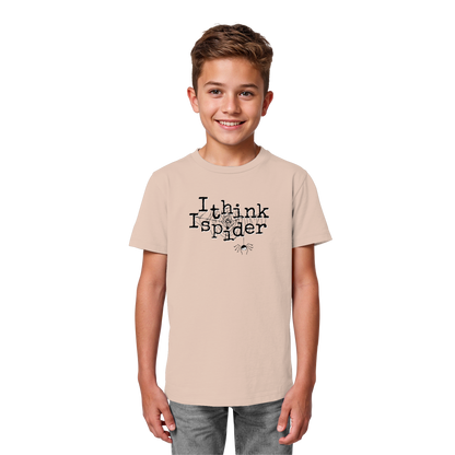 I think I spider - Spinne - Kids Organic Shirt