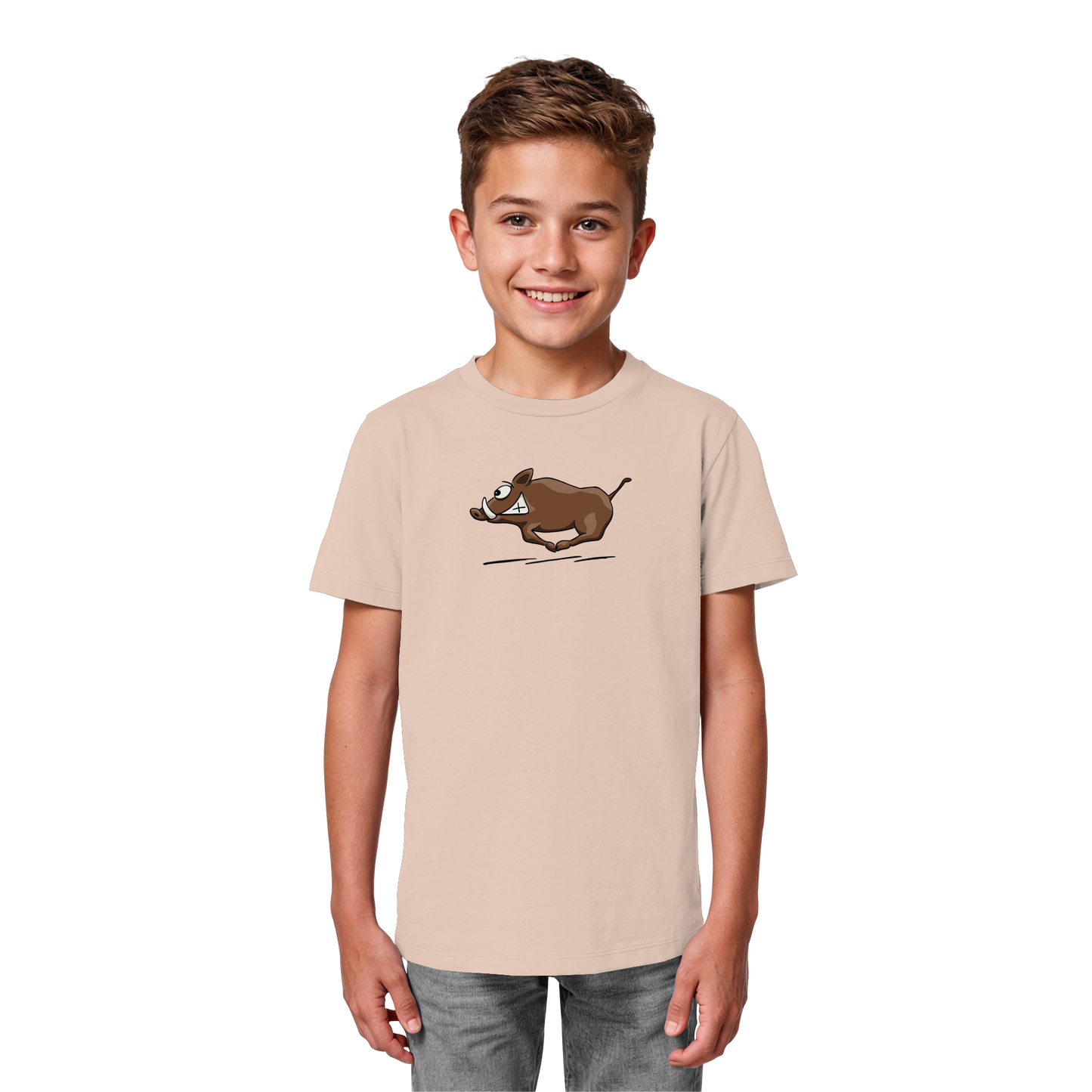 sauwildes Wildschwein | Wildsau  - Kids Organic Shirt