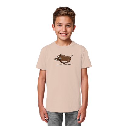 sauwildes Wildschwein | Wildsau  - Kids Organic Shirt