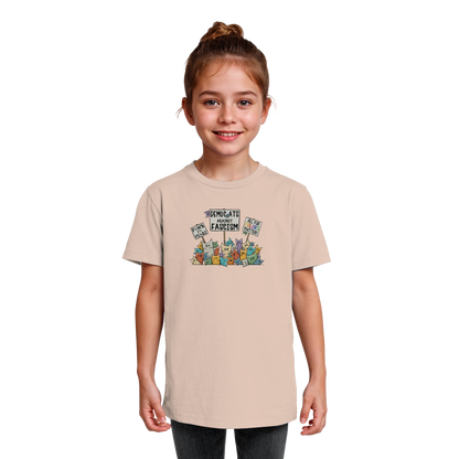 Demo-Katzen gegen Faschismus und für Vielfalt - Kids Organic Shirt