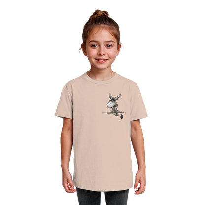 Lustiger lässiger Esel - Kids Organic Shirt