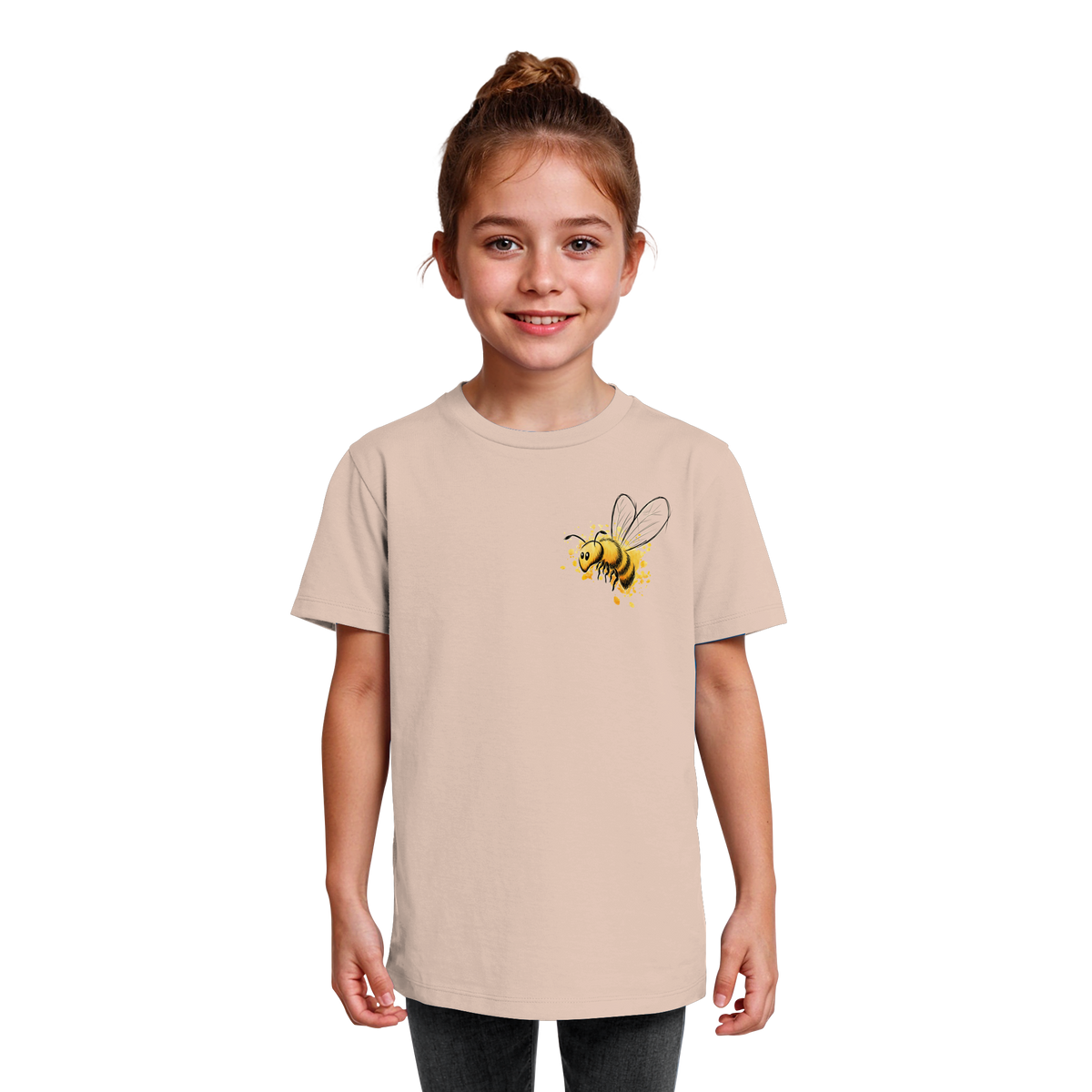 Lässige kleine Honig-Biene - Kids Organic Shirt