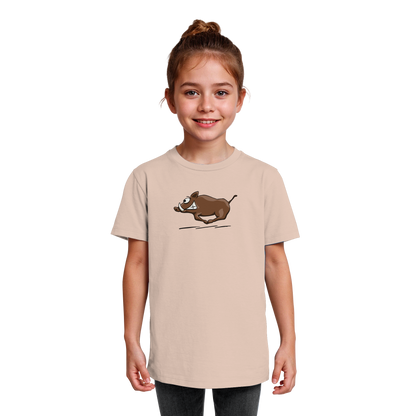 sauwildes Wildschwein | Wildsau  - Kids Organic Shirt