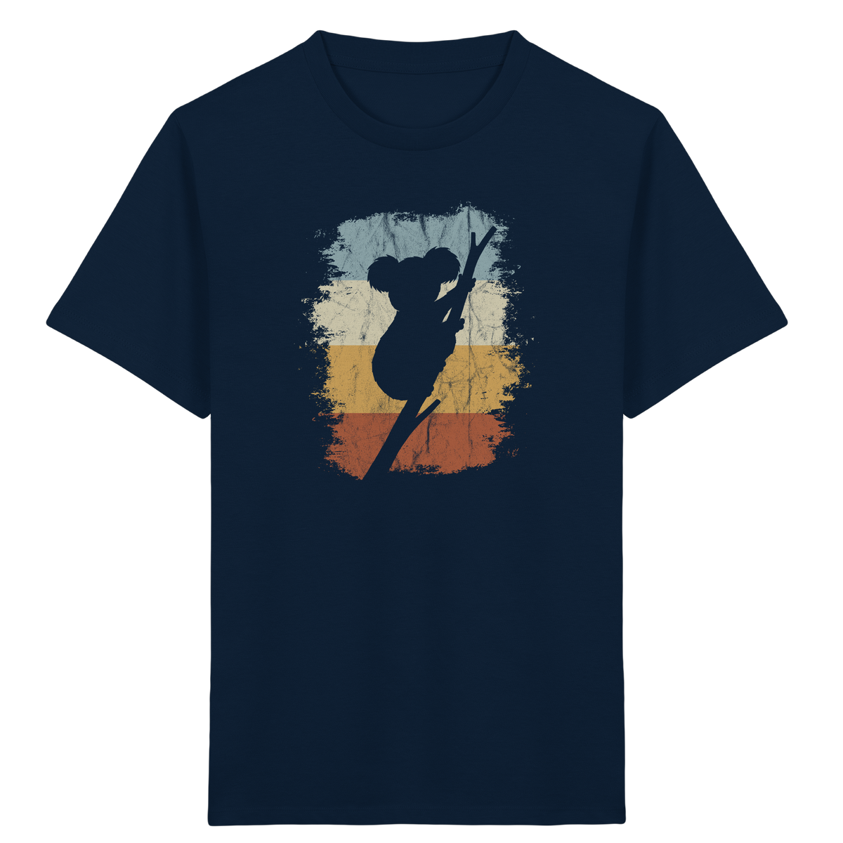 Retro kletternder Koala-Bär - Kids Organic Shirt