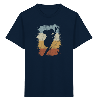 Retro kletternder Koala-Bär - Kids Organic Shirt