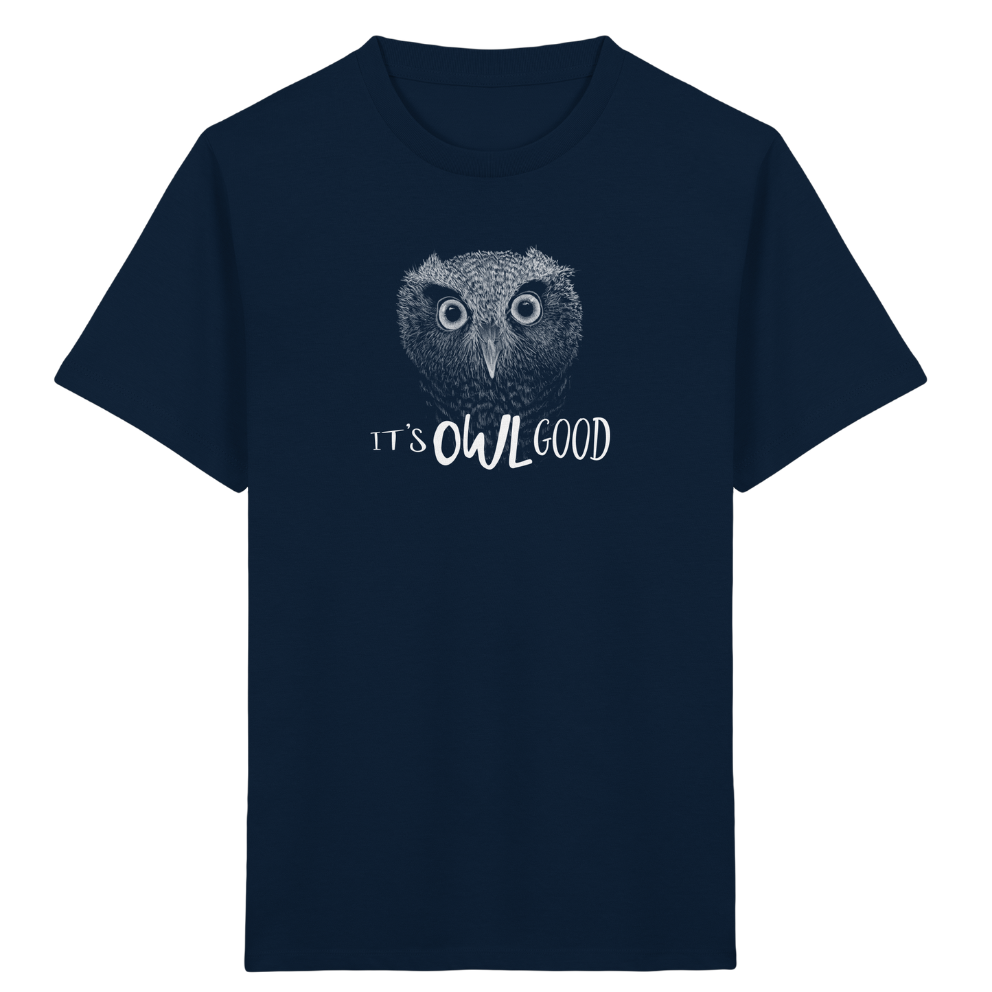 OWL Good | Kritzel-Kunst-Eule - Kids Organic Shirt
