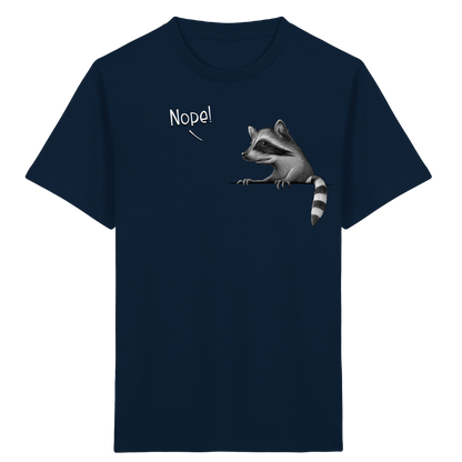 Nope! Frecher verwegener Waschbär - Kids Organic Shirt