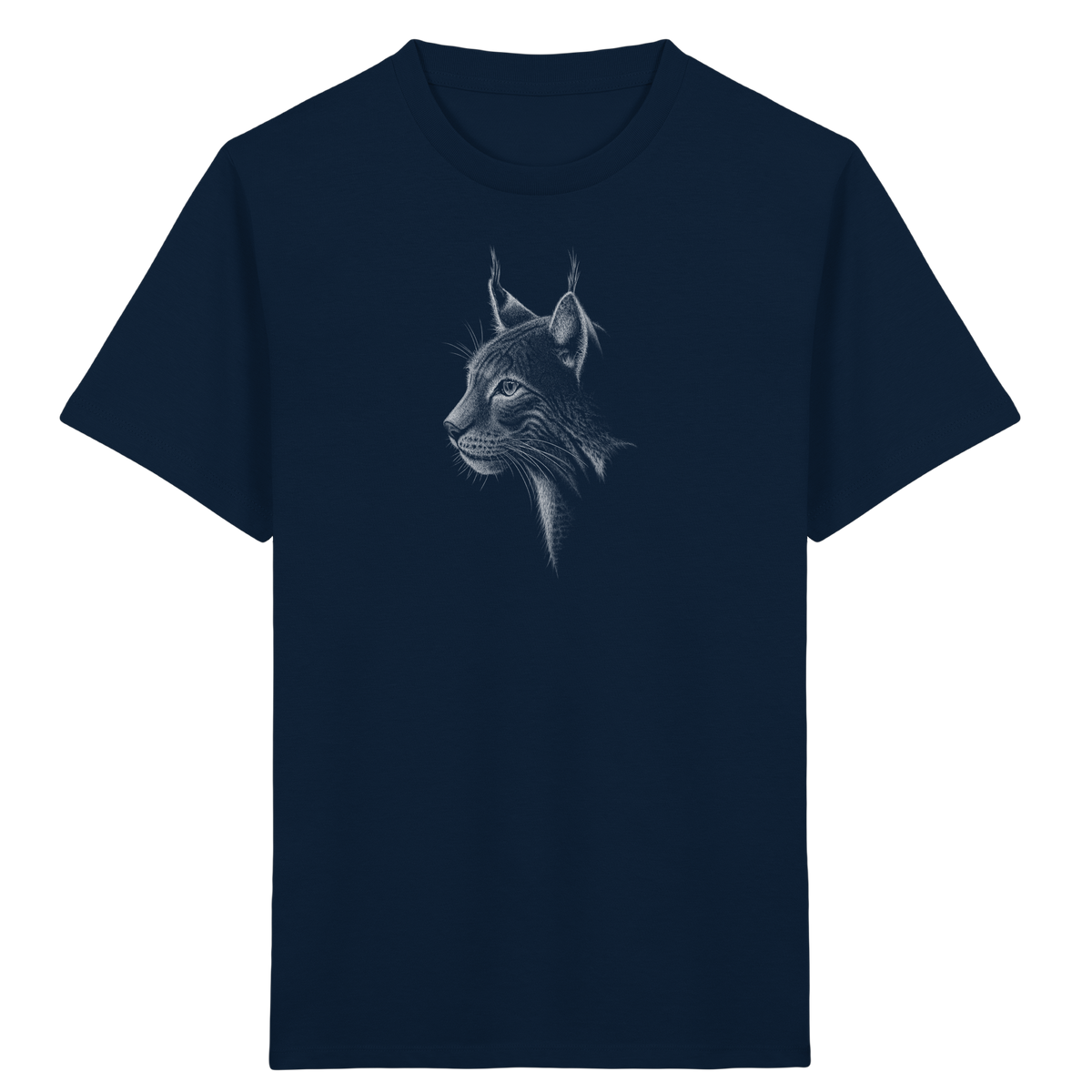 Luchs Kritzelkunst Wildkatze Illustration - Kids Organic Shirt