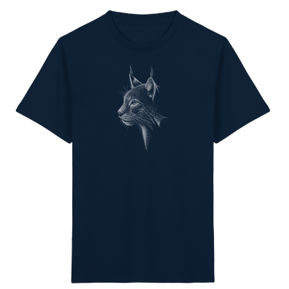 Luchs Kritzelkunst Wildkatze Illustration - Kids Organic Shirt