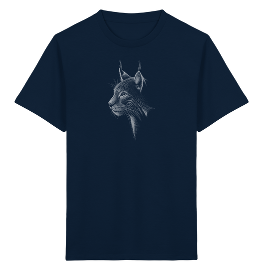 Luchs Kritzelkunst Wildkatze Illustration - Kids Organic Shirt