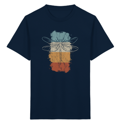 Retro Kunst Libelle | Vintage Dragonfly - Kids Organic Shirt