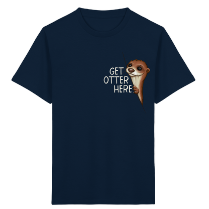 Get Otter Here | Lustiger Otter Kalauer - Kids Organic Shirt