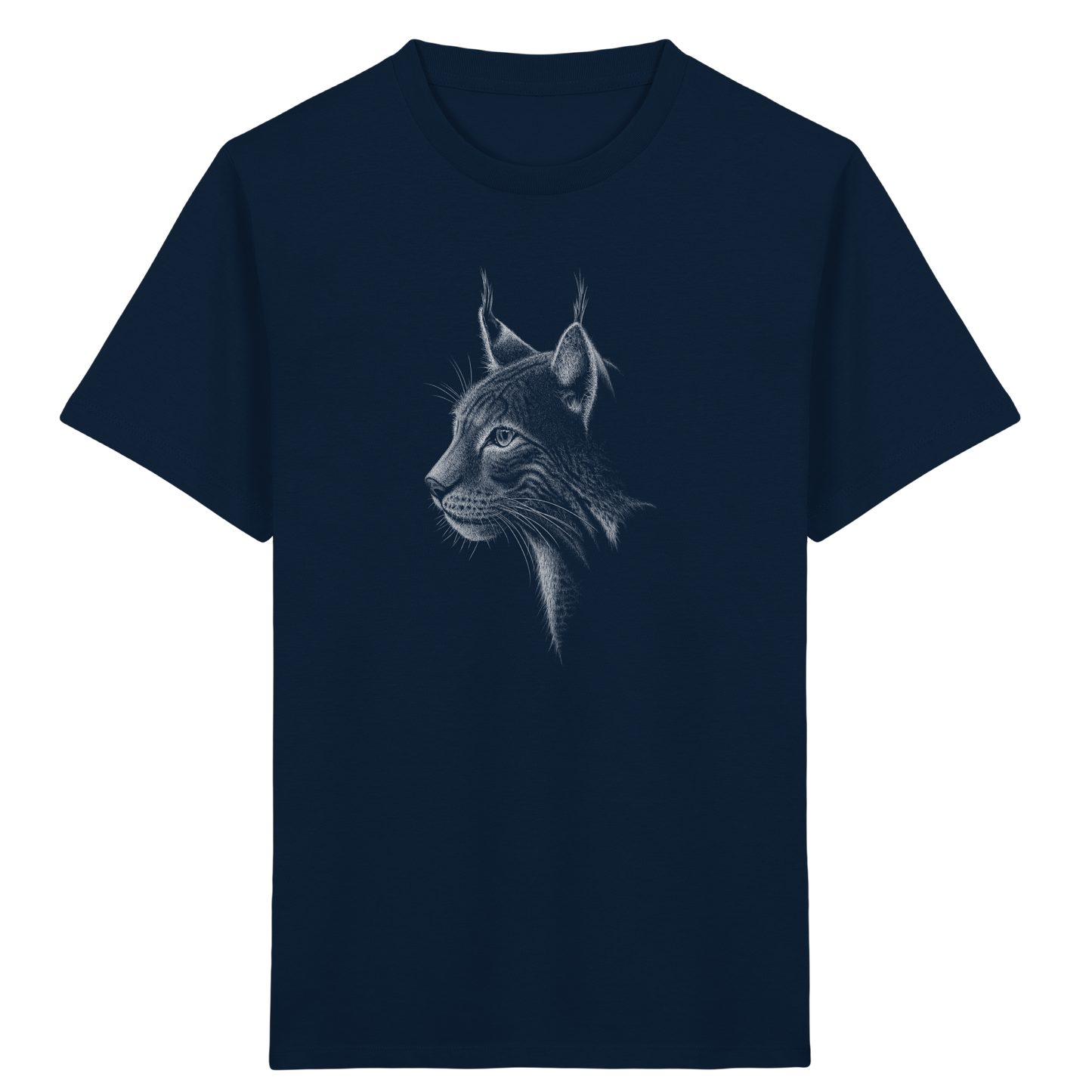 Luchs Kritzelkunst Wildkatze Illustration - Kids Organic Shirt