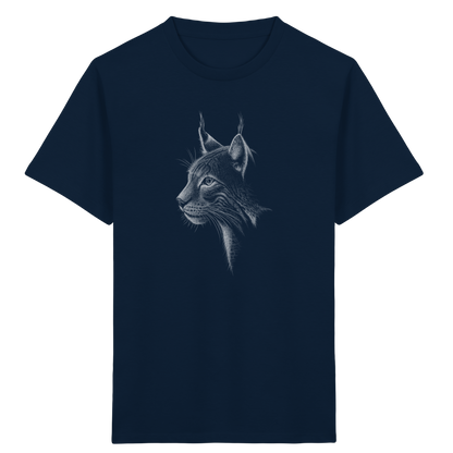 Luchs Kritzelkunst Wildkatze Illustration - Kids Organic Shirt