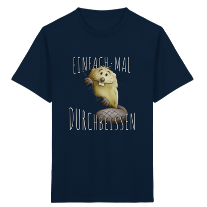 Einfach mal Durchbeissen Biber - Kids Organic Shirt