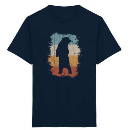 Retro Bären-Silhouette - Kids Organic Shirt