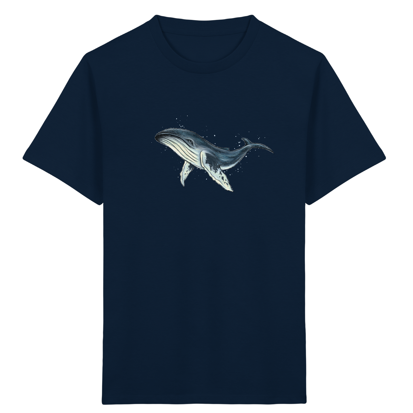 Tiefsee Ozean-Riese Buckelwal - Kids Organic Shirt