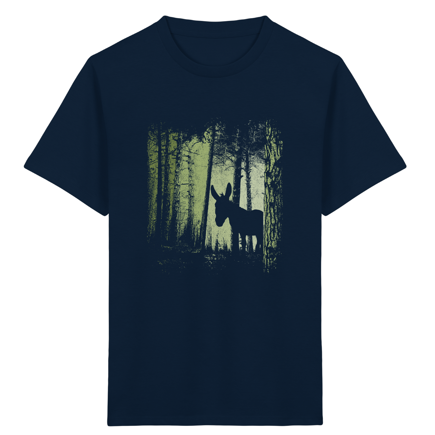 Esel im Zwielicht-Wald - Kids Organic Shirt