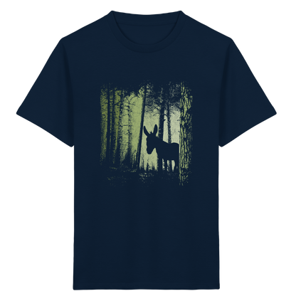 Esel im Zwielicht-Wald - Kids Organic Shirt