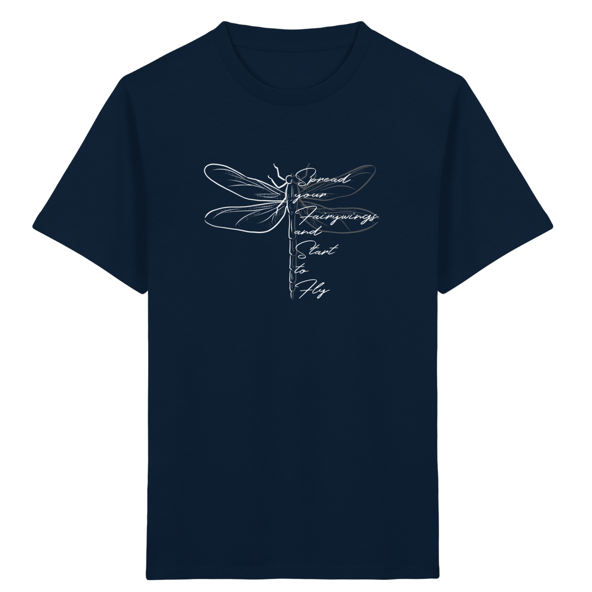 Breite die Flügel aus und flieg los | Libelle - Kids Organic Shirt