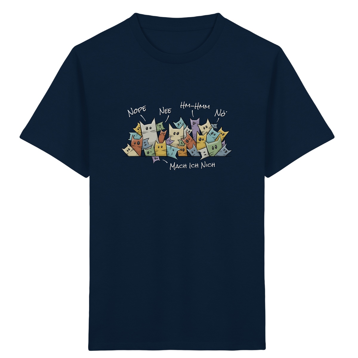 Nope, Nee, Nö Katzen - Kids Organic Shirt