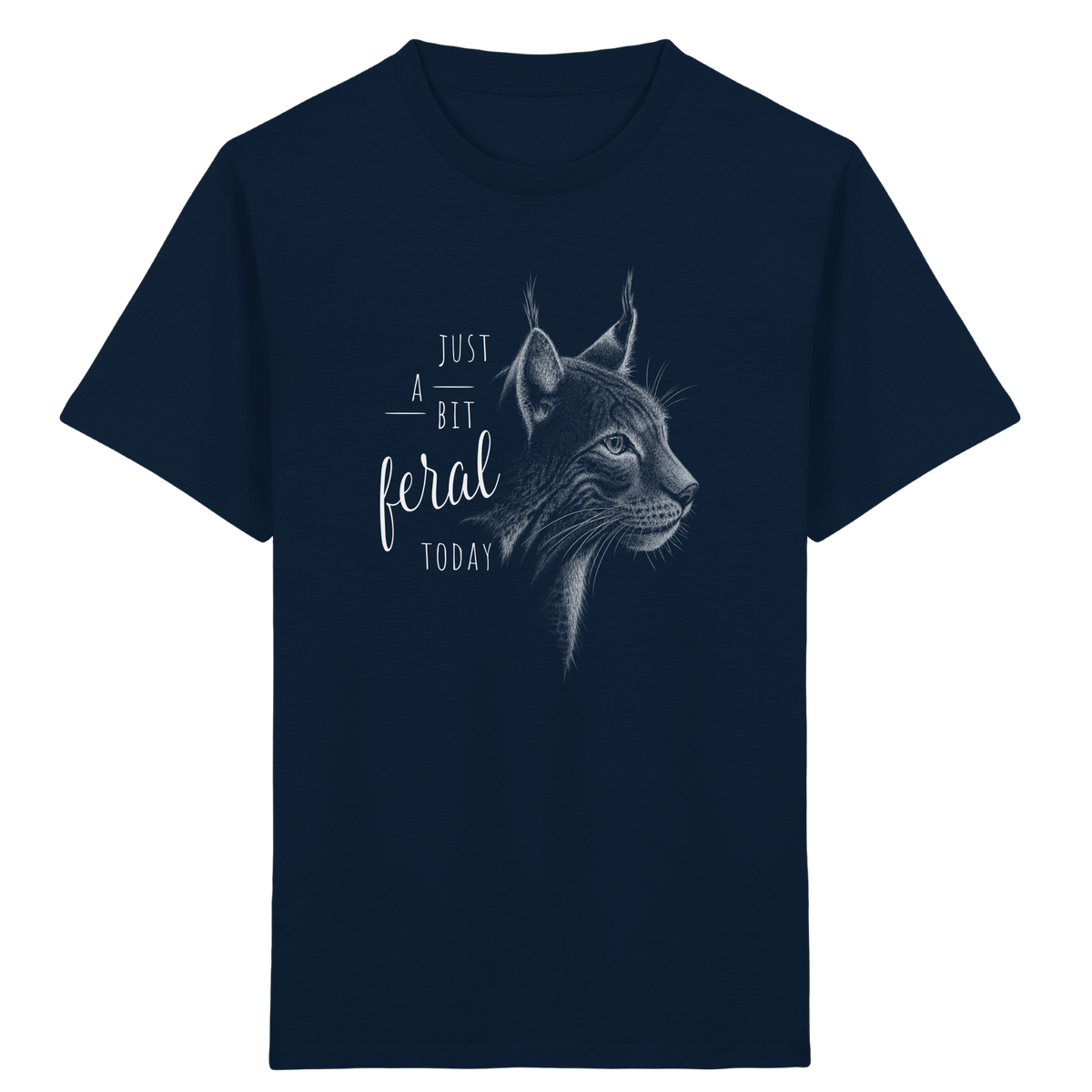 Just A Bit Feral Today! Wildkatze - Kids Organic Shirt