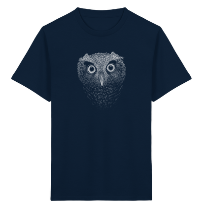 Eule Kritzelkunst Illustration - Kids Organic Shirt