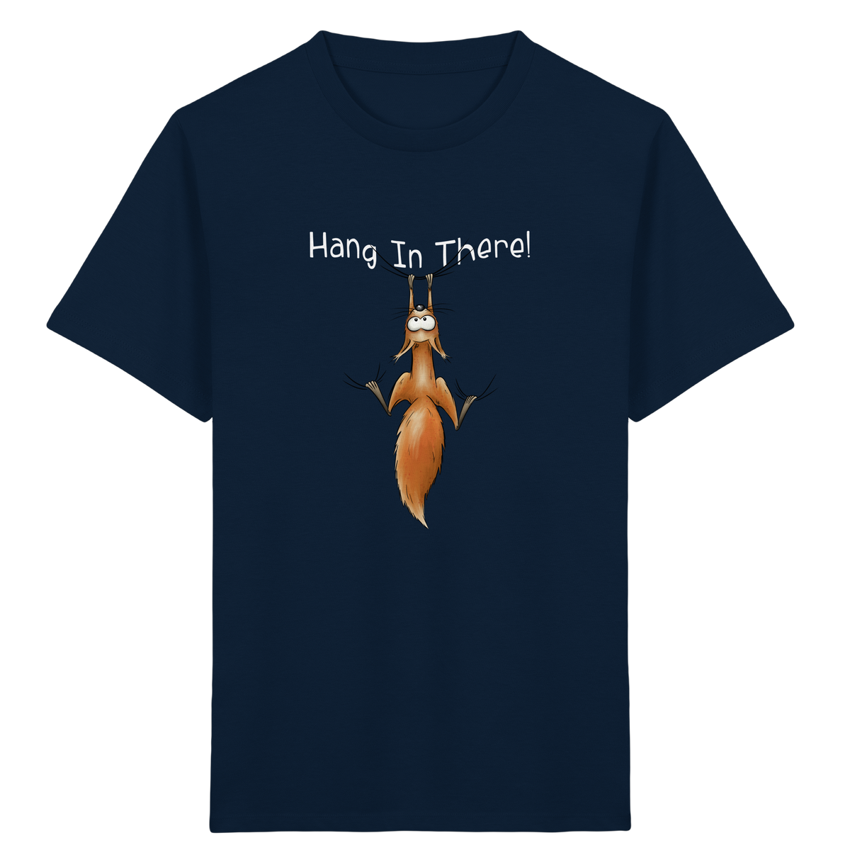Hang In There | Lässiges Eichhörnchen - Kids Organic Shirt