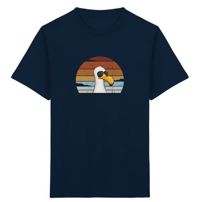 Cool lässige Retro Möwe - Kids Organic Shirt