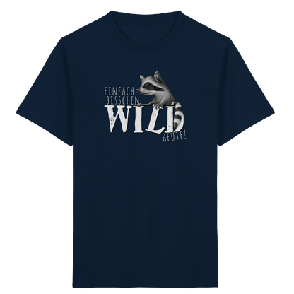 Bisschen wild heute! Waschbär - Kids Organic Shirt