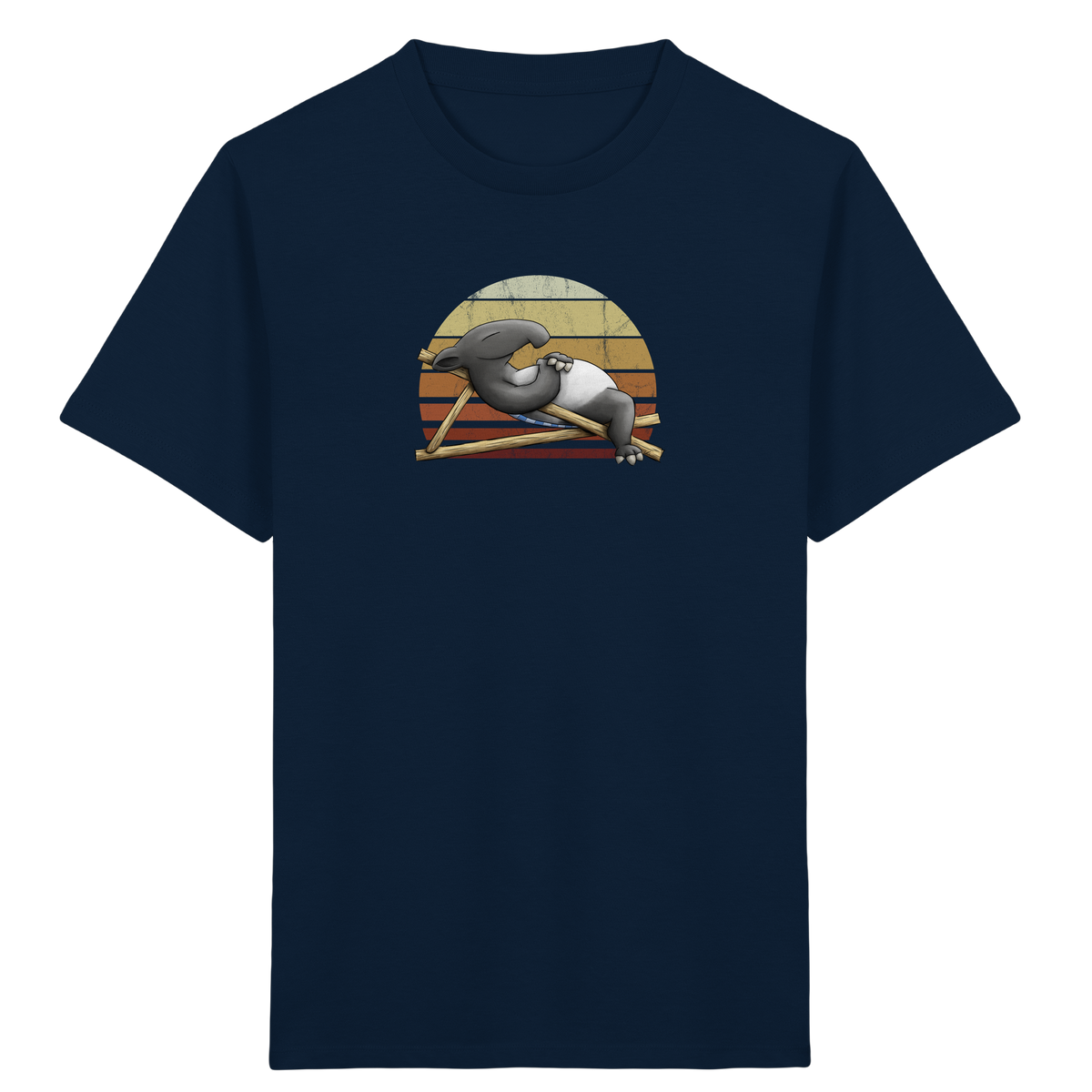 Lässiger Retro Sundown Tapir - Kids Organic Shirt