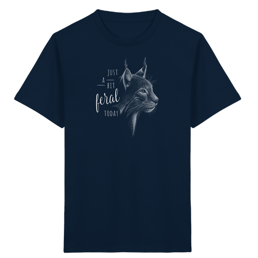 Just A Bit Feral Today! Wildkatze - Kids Organic Shirt