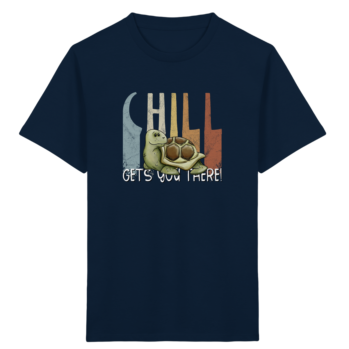 Gechillt gemütliche Schildkröte - Kids Organic Shirt